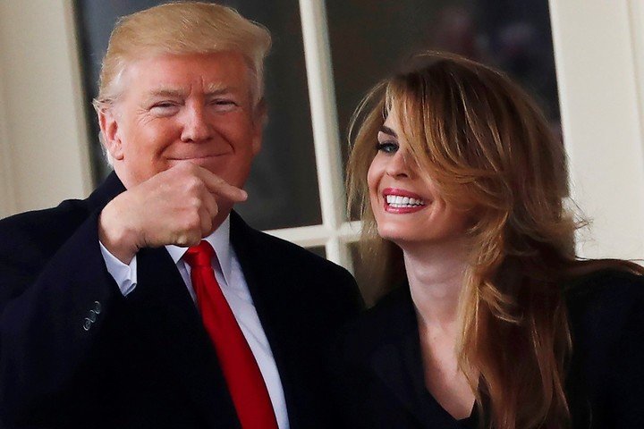 Hope Hicks, exfuncionaria de la Casa Blanca y durante años una importante colaboradora. Foto: Reuters