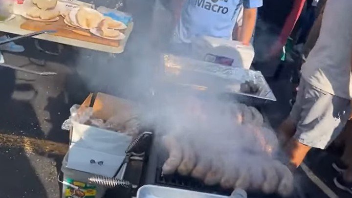 Argentina vs Chile. El color de los argentinos en New Jersey