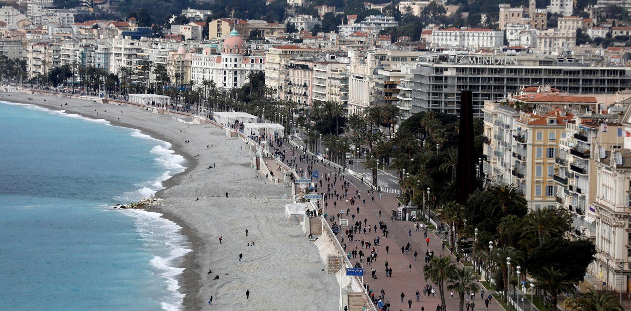 Niza en la ciudad más grande de la maravillosa Costa Azul francesa./ EFE/EPA/SEBASTIEN NOGIER.