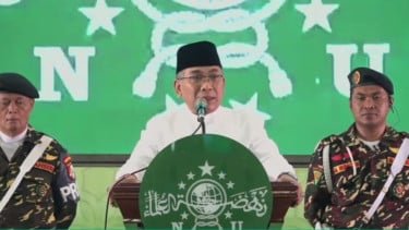 Presidente general de PBNU, KH Yahya Cholil Staquf o Gus Yahya.