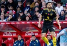 Vi lo que hicieron los jugadores del Manchester United antes del partido contra Nottingham Forest, no funcionó en absoluto.