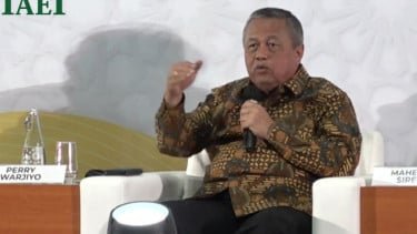 Gobernador del Banco de Indonesia (BI), Perry Warjiyo