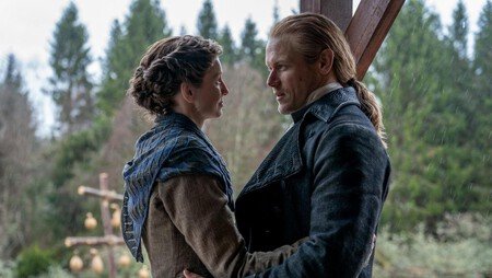 Jamie y Claire en la última temporada de la serie
